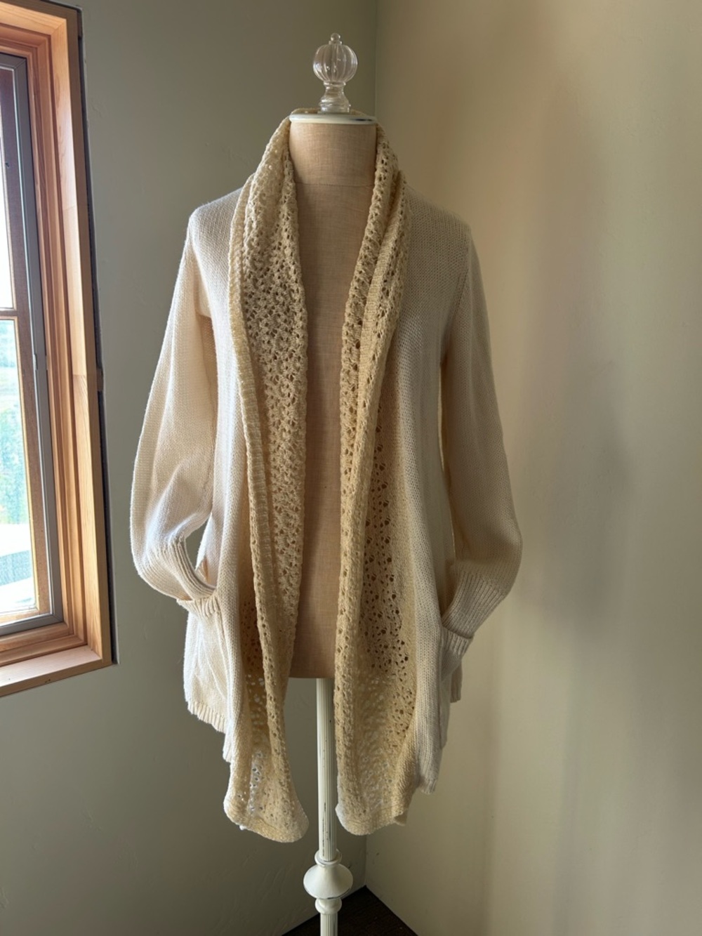 Anthropologie Angel of the North Cardigan